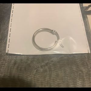 Steeltime Stainless steel hoop earring small nwt